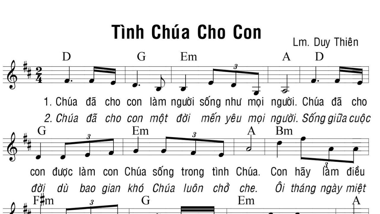 Tình Chúa cho con
