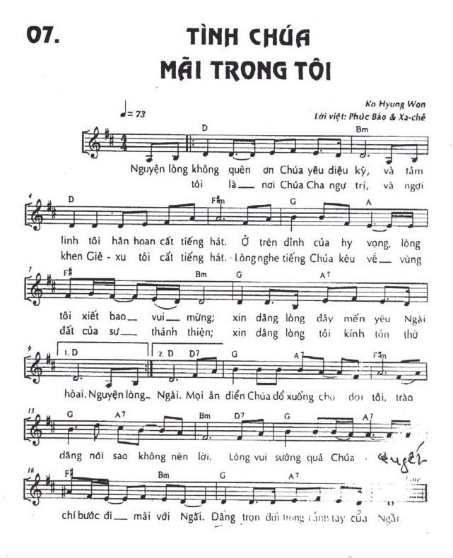 Tình Chúa mãi trong tôi