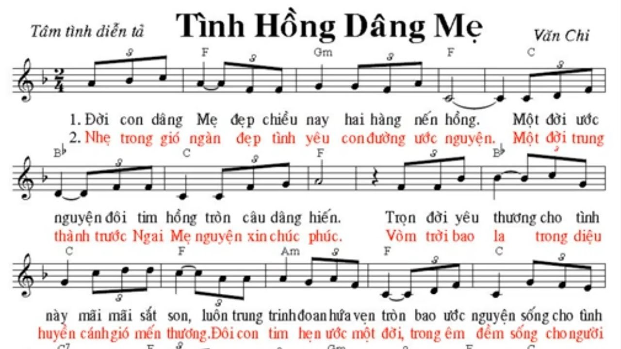 Tình hồng dâng Mẹ