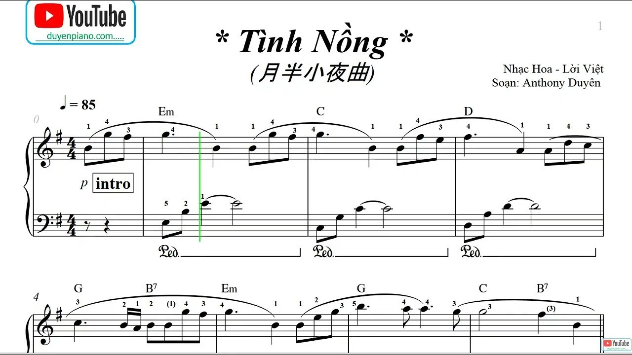 Tình nồng (Dạ khúc nửa vầng trăng)