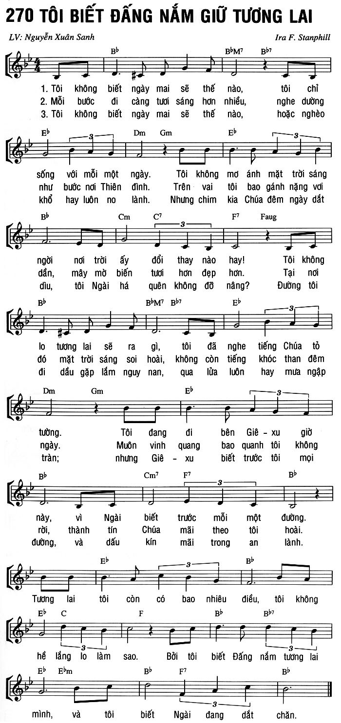 Tôi Biết Đấng Nắm Giữ Tương Lai