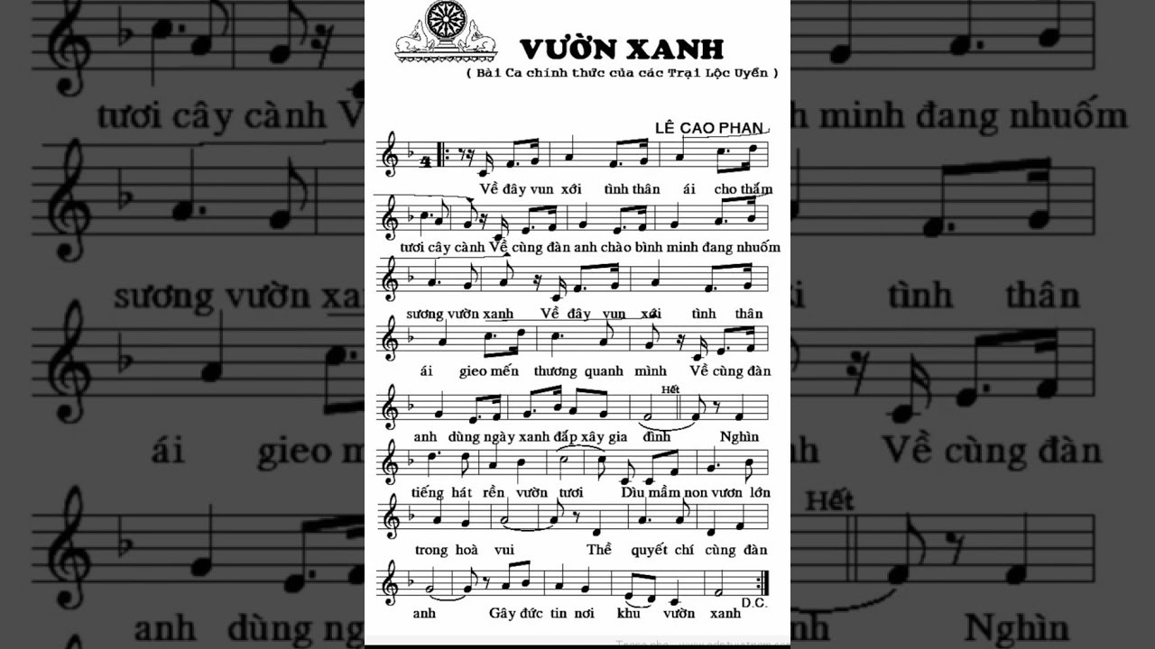 Trại ca Vườn Xanh - Lộc Uyển