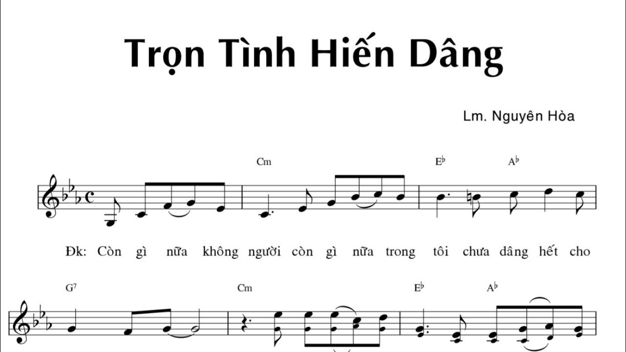 Trọn tình hiến dâng 