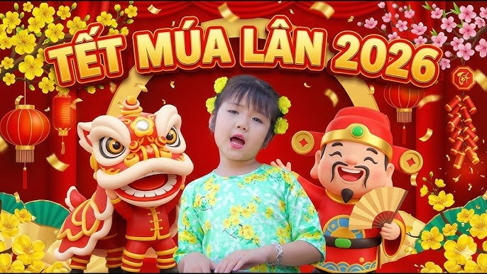 Trống Lân Đón Tết