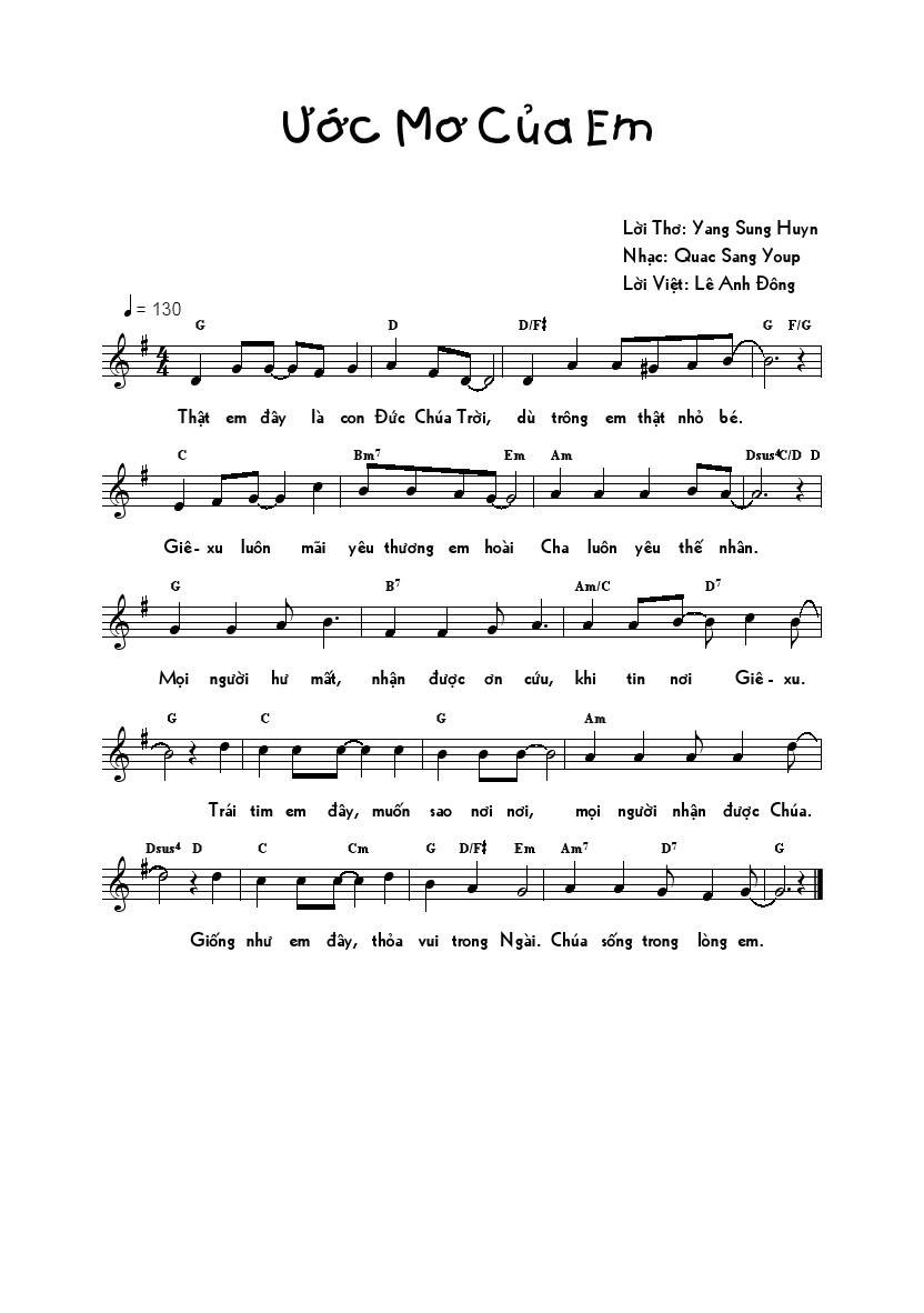 Ước Mơ Của Em