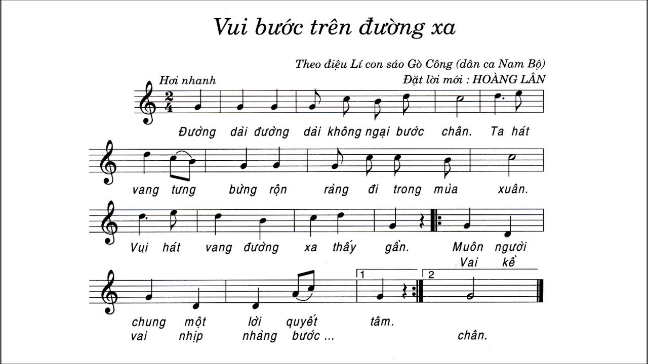 Vui bước trên đường xa