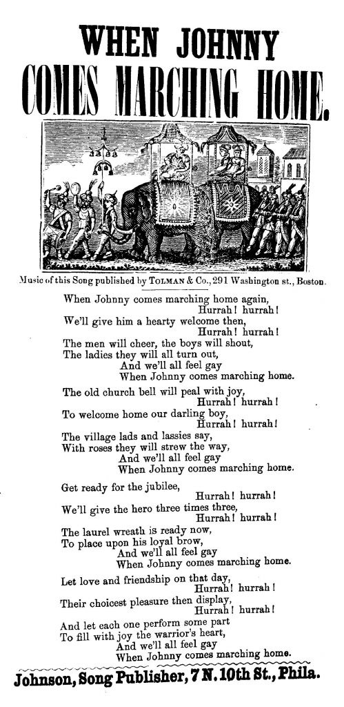 When Johnny Comes Marching Home ( A Song Of The American Civil War)