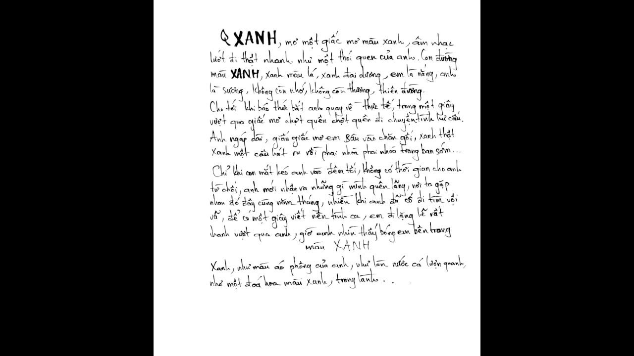 Xanh - Ngọt Band