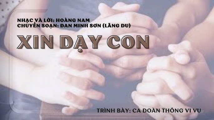 xin dạy con